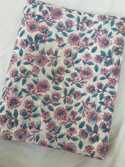 Indian Cotton Block Print Fabric by the Yard -Sewing and Quilting Fabric - Rohiyaan